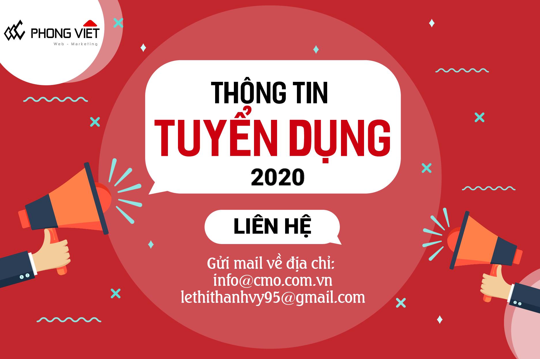 Công Ty Phong Việt Marketing Tuyển Dụng Tháng 02-2020